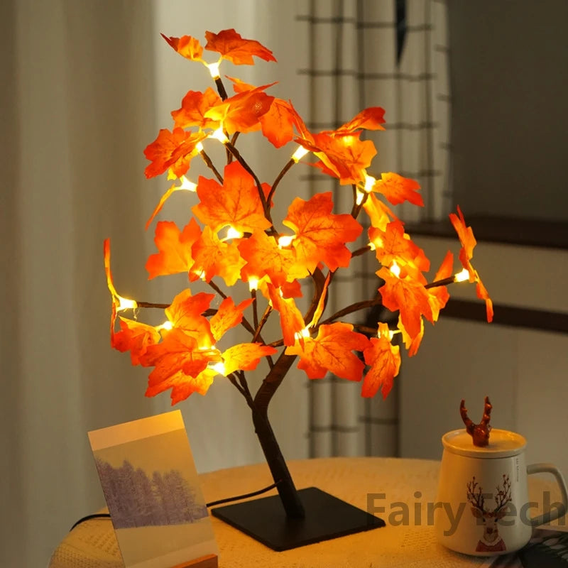 Bonsai Table Lamp Floral Charm