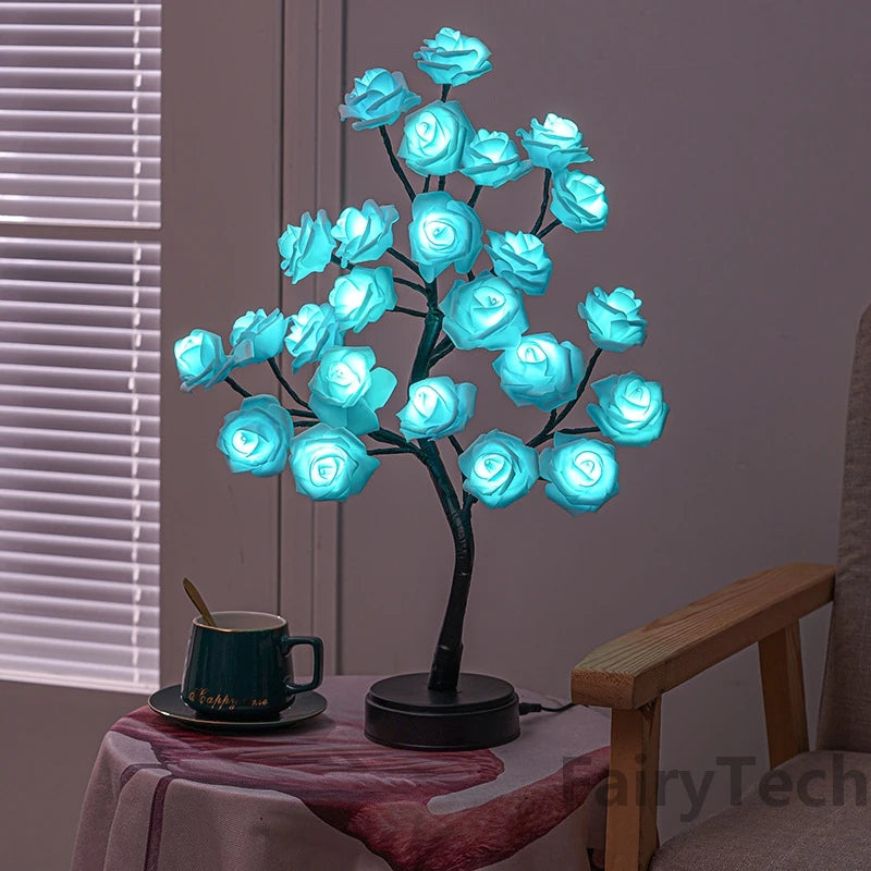 Bonsai Table Lamp Floral Charm